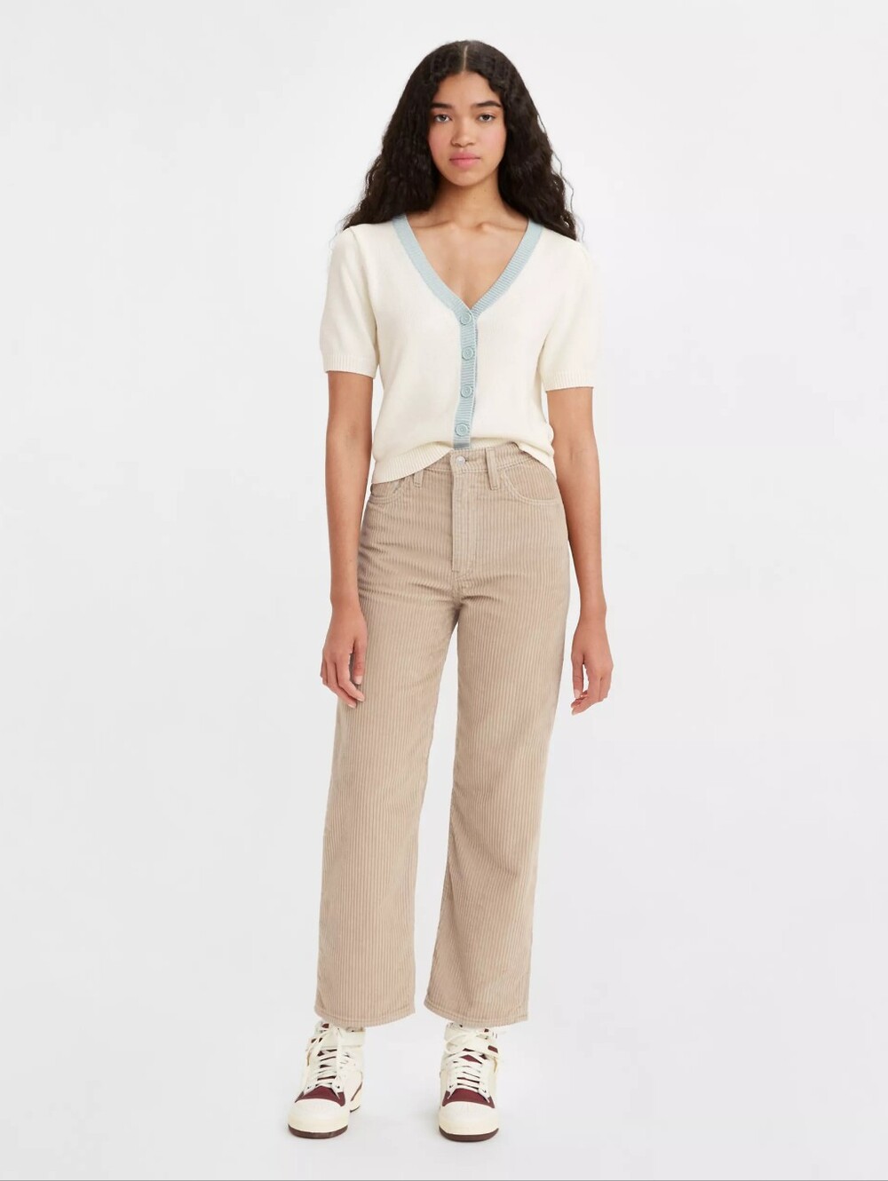 Levi's Corduroy Ribcage Straight Ankle Women's Pants Jean 26